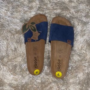 Biostep sandals, brand new, size 9 blue suede
